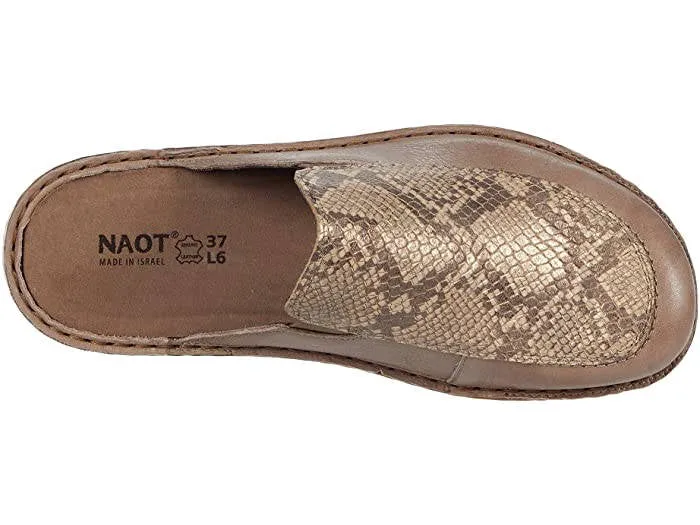 Naot Womens Procida Soft Stone Golden Cobra