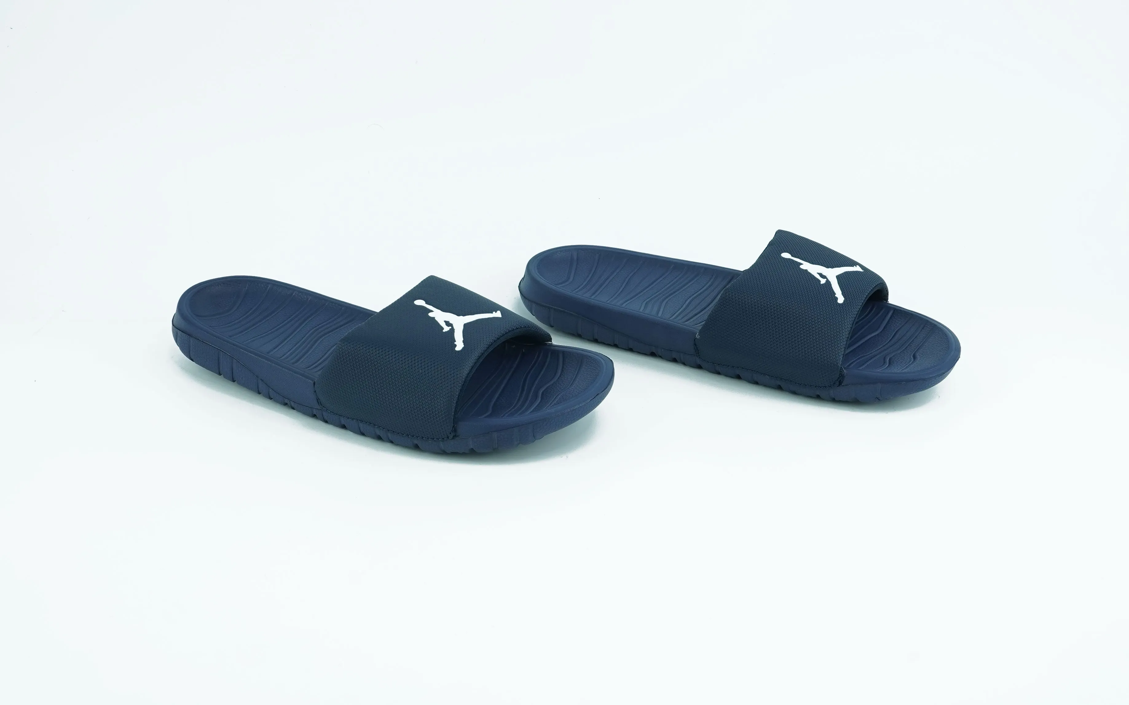 Navy Blue Jordan slides for men