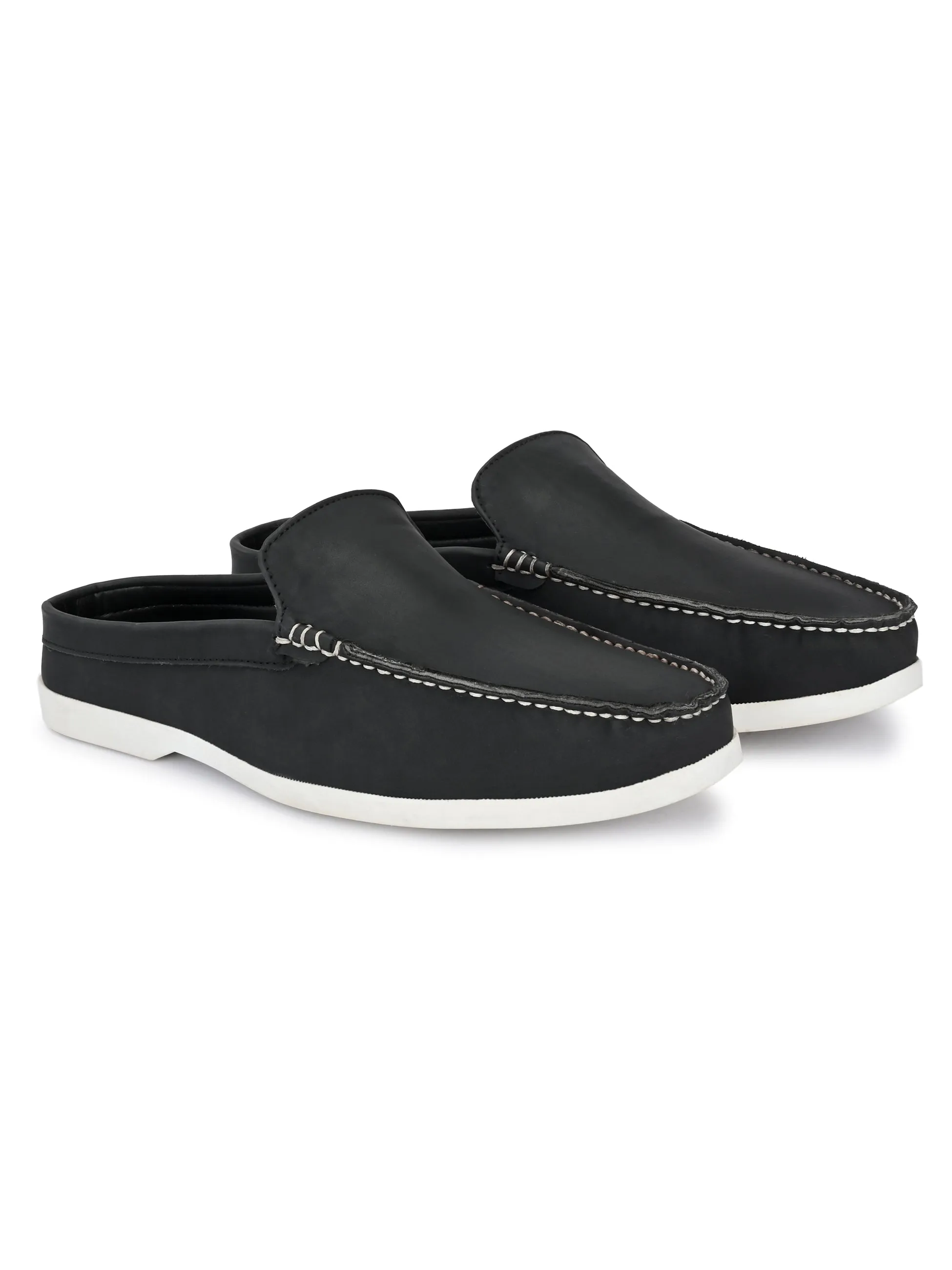 Nomad Black Casual Mules