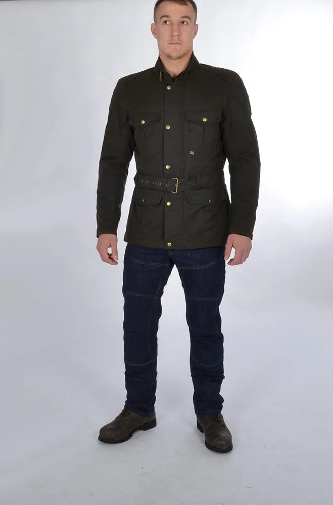 Oxford Bradwell Waxed Waterproof Jacket - Rifle Green