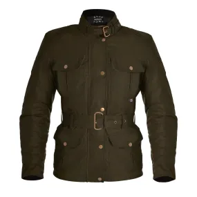 Oxford Bradwell Waxed Waterproof Ladies Jacket - Rifle Green