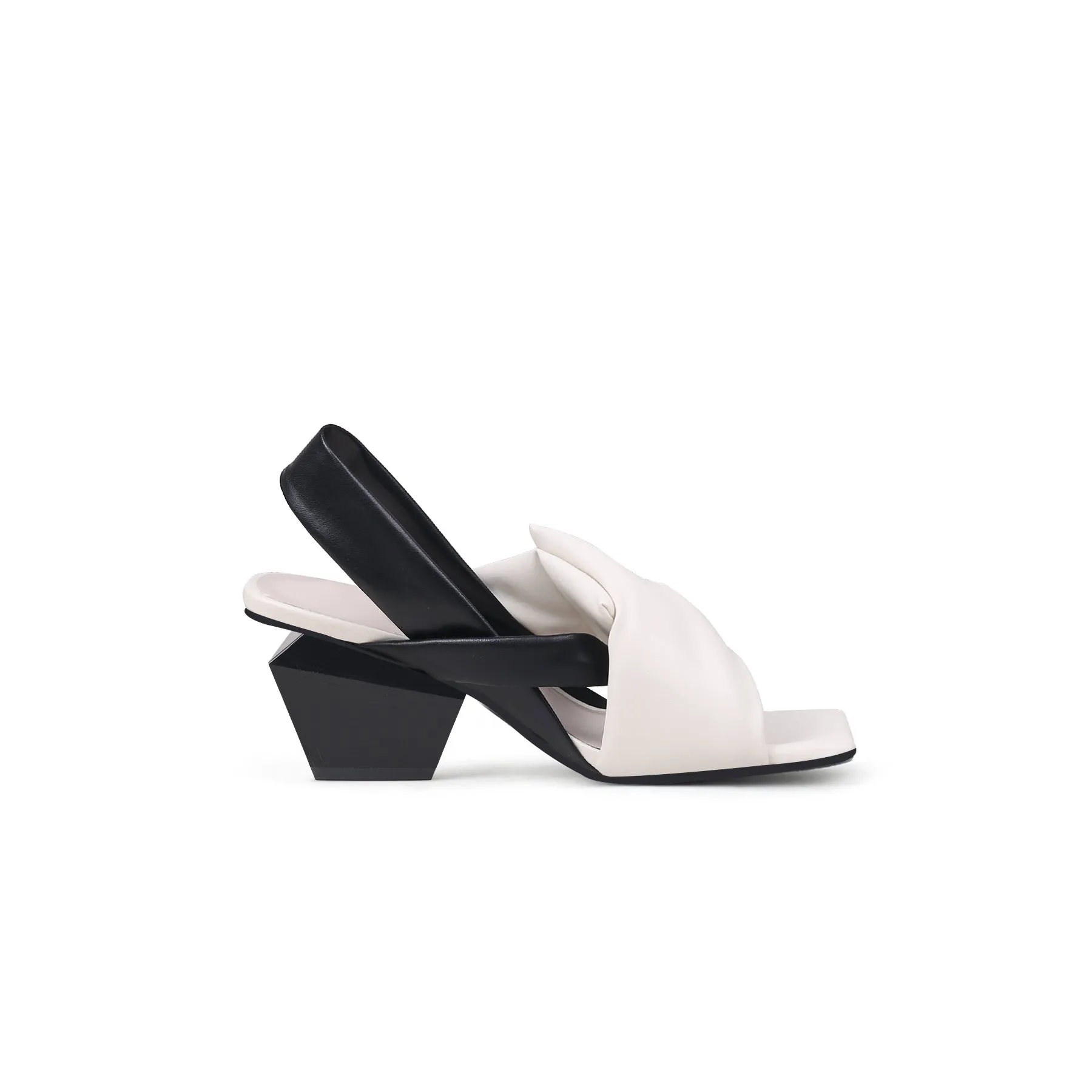 Padded Wrap Slingback Mules