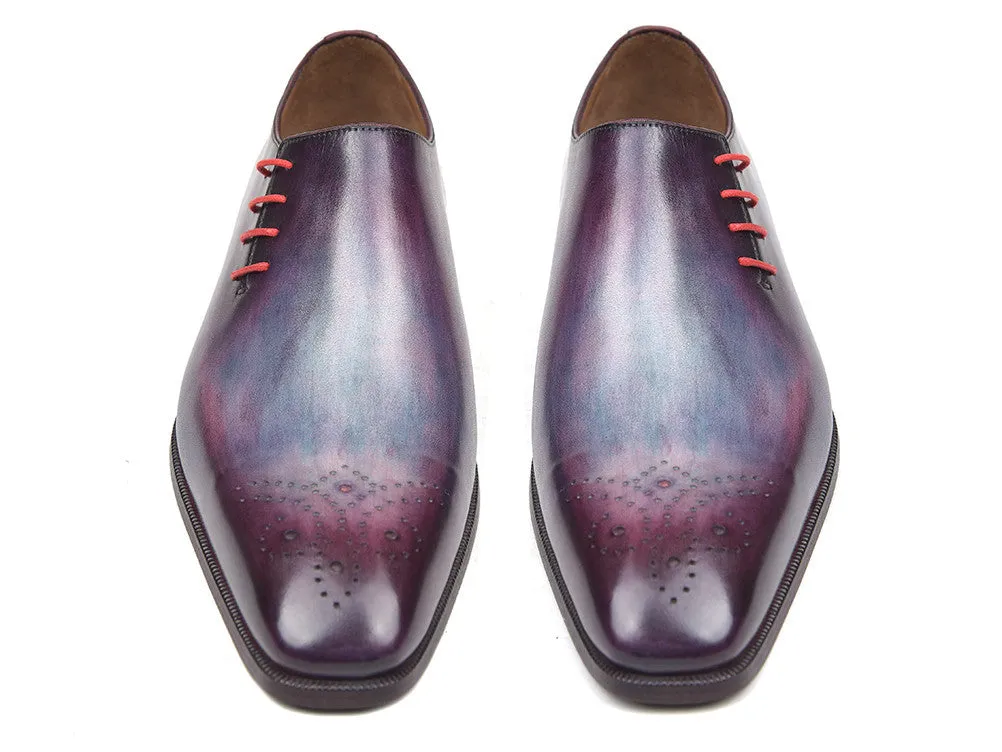 Paul Parkman Side Lace Oxfords Purple (ID#901F89)