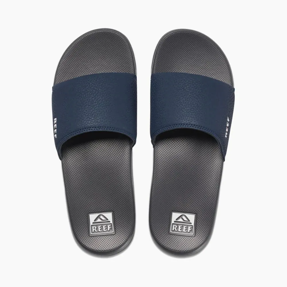 REEF MENS ONE SLIDE NAVY/WHITE