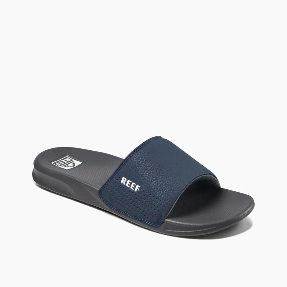 REEF MENS ONE SLIDE NAVY/WHITE