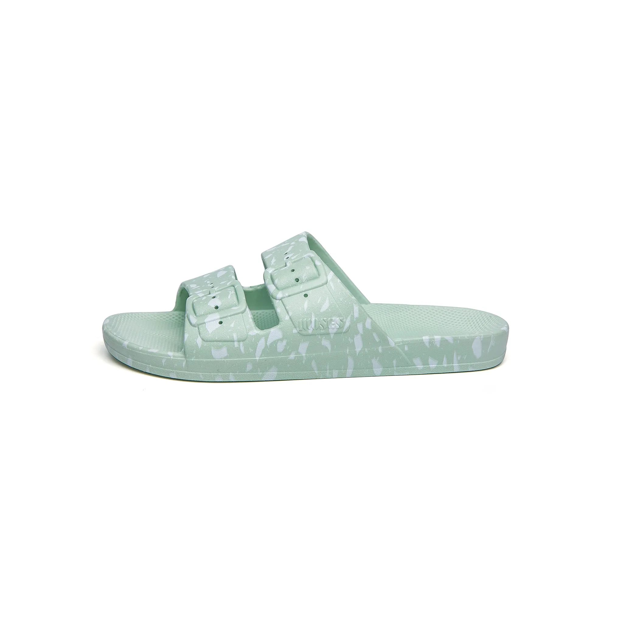 Slippers Freedom Moses White Terrazzo Sage