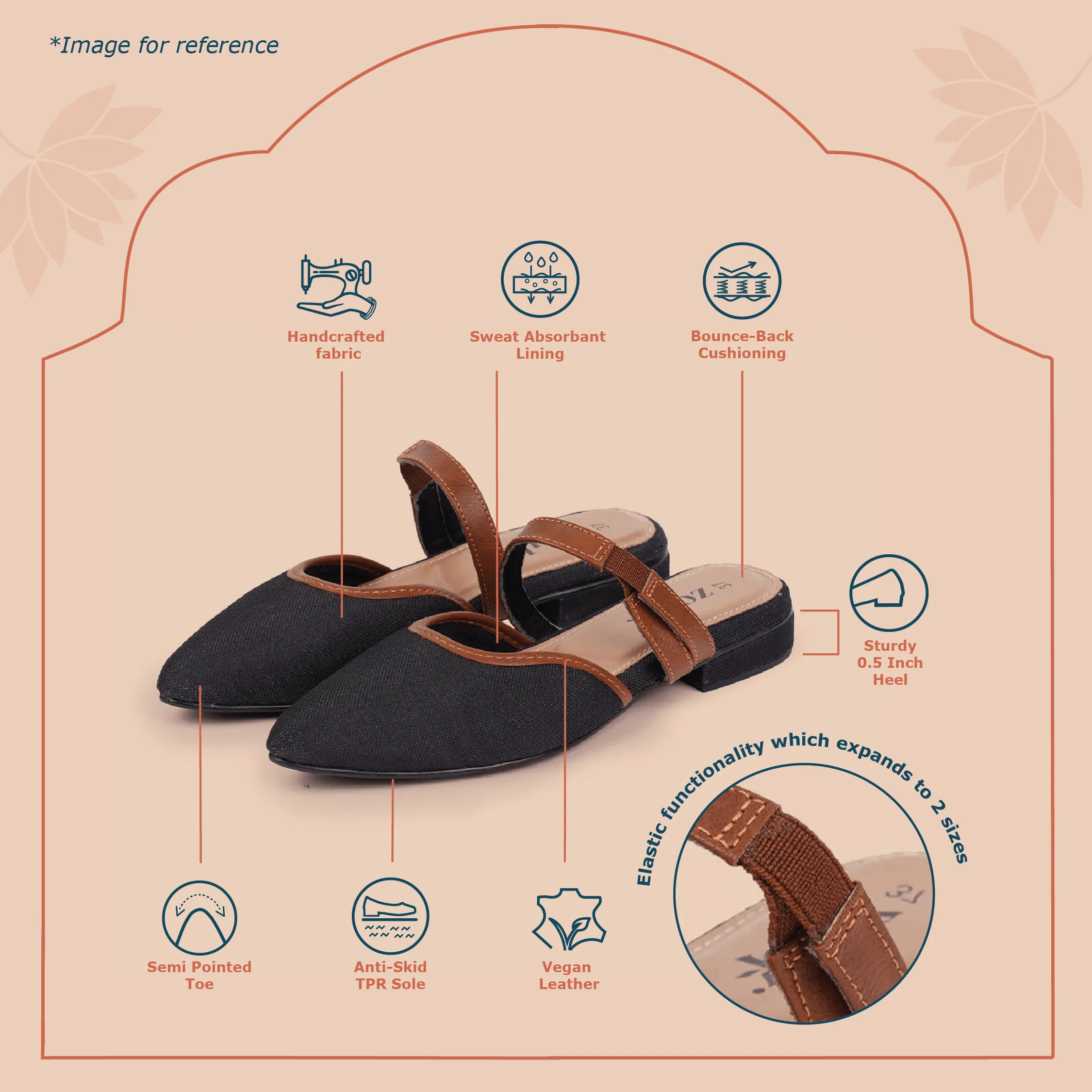 Srinagar Garden Flexifit Mule