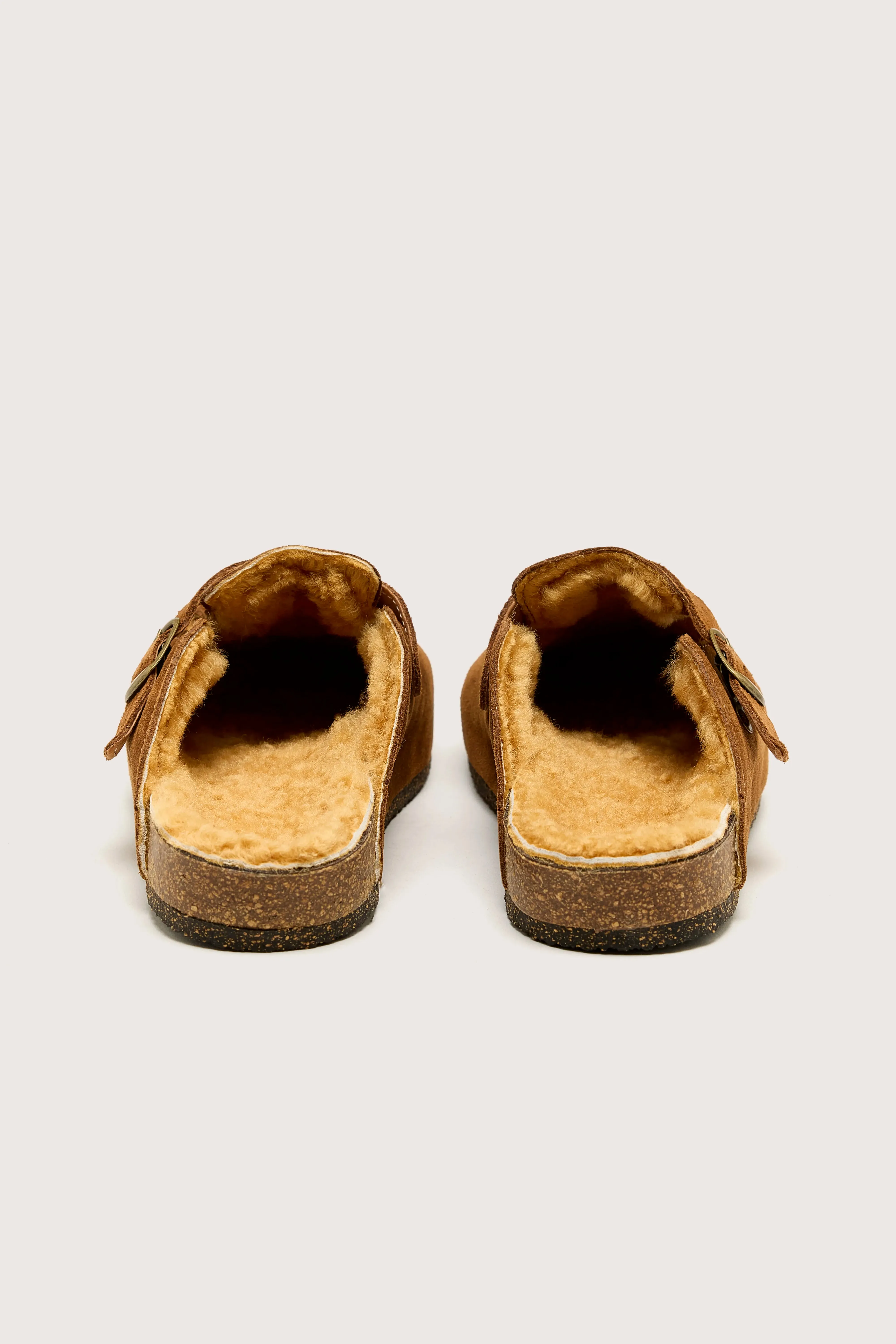 Teddy Velour Clogs (242 / W / CAMEL)