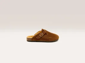 Teddy Velour Clogs (242 / W / CAMEL)