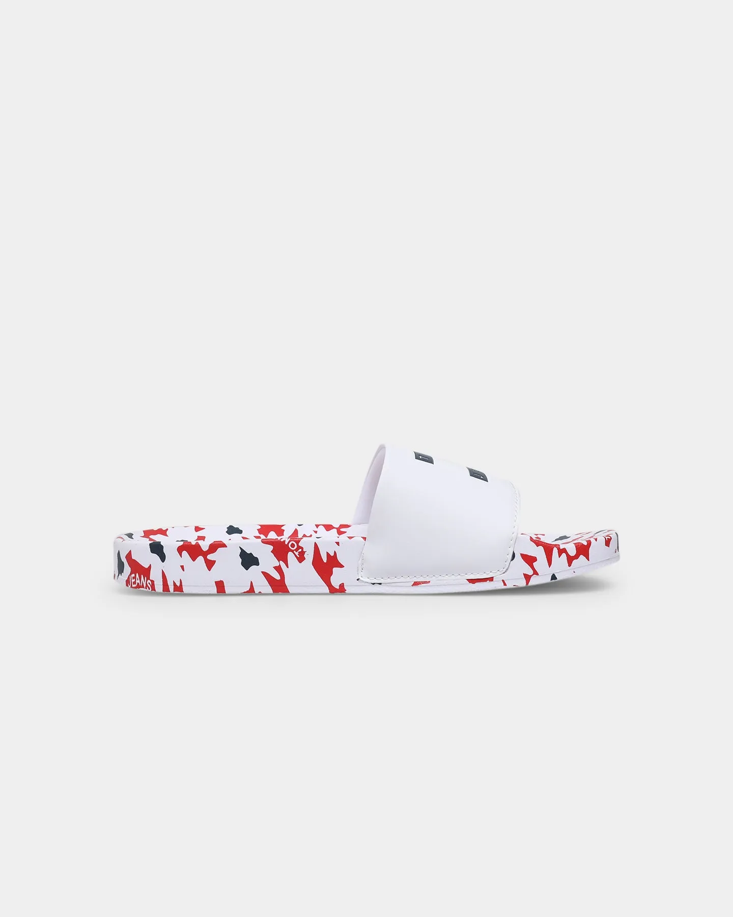 Tommy Jeans Women's Printed Pool Slides Red/White/Blue