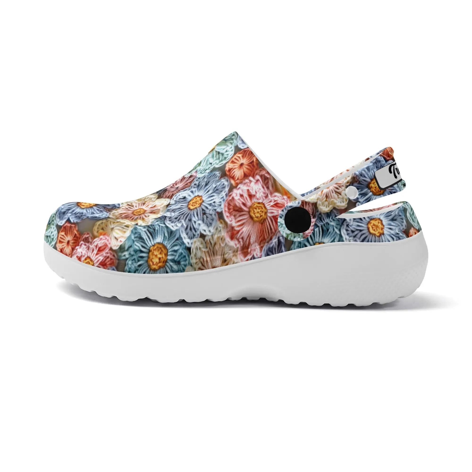 Treadz Nursing Slide On Clogs - The Posy