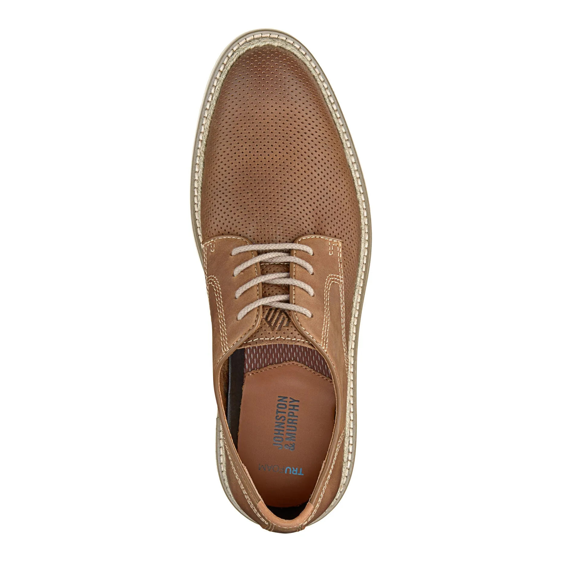 Upton Perfed Plain Toe - Mens Dress Casual Lace Up