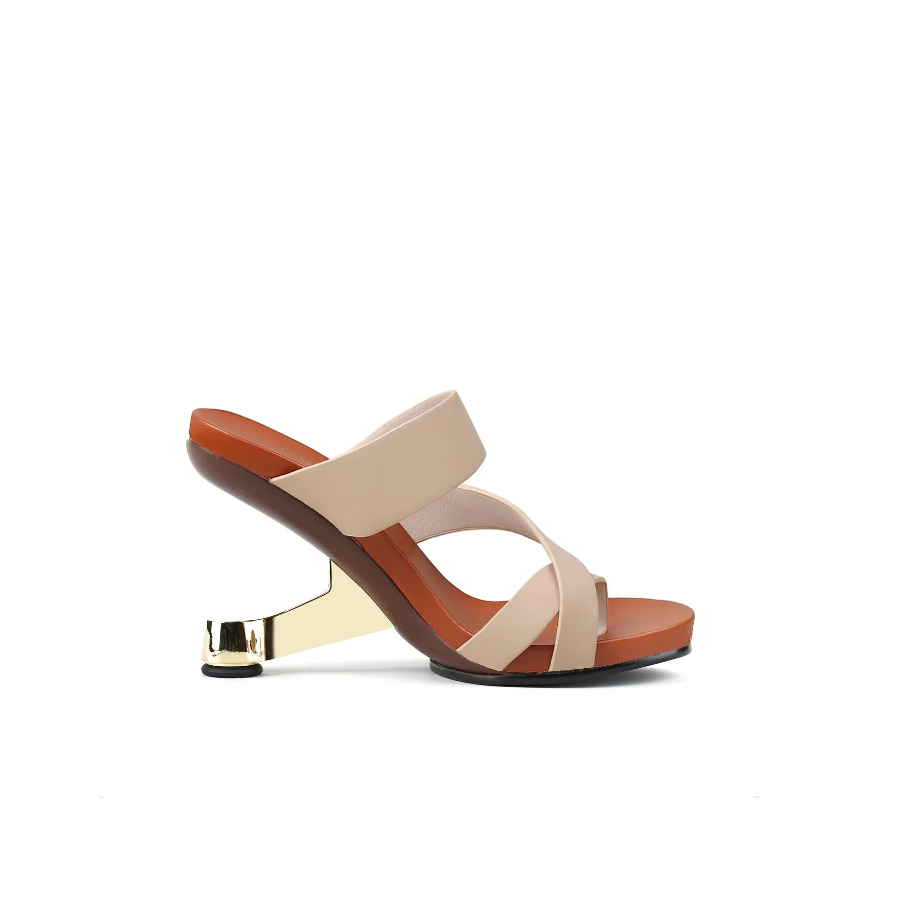 Wave Architectural Heel-Less Mules