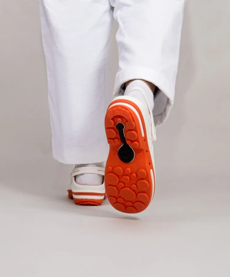 Wock Clog 01 Orange & White