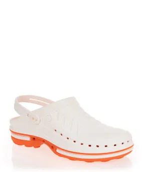 Wock Clog 01 Orange & White