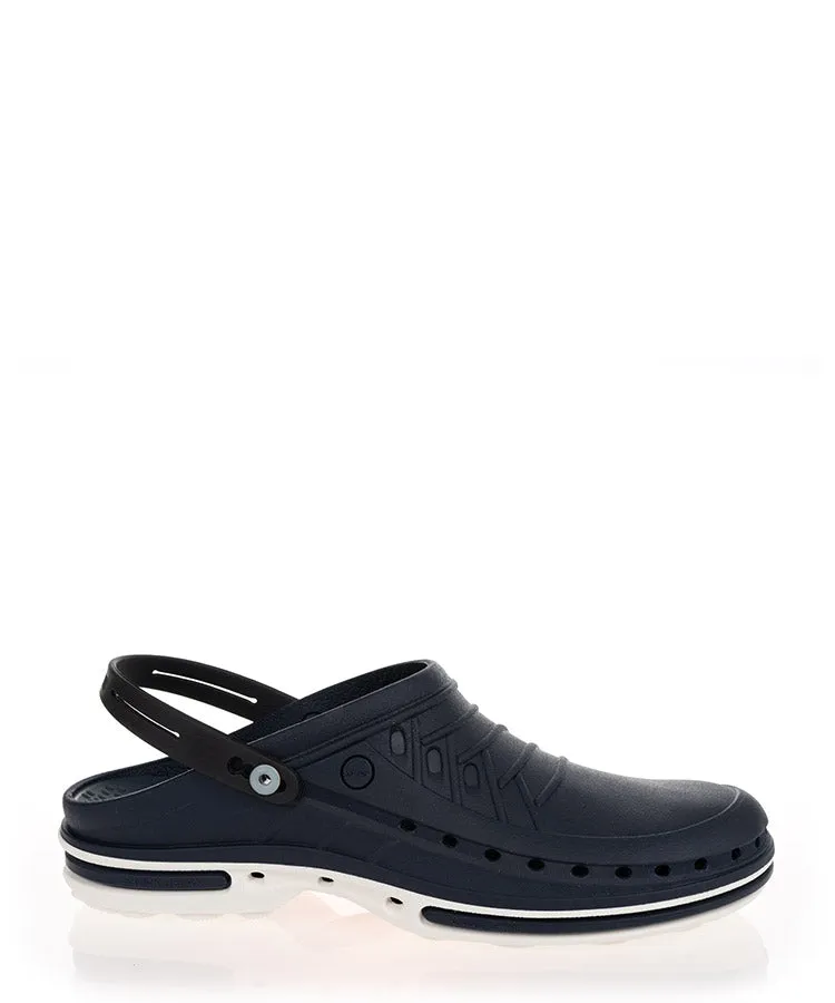 Wock Mens Clog 03 White & Navy