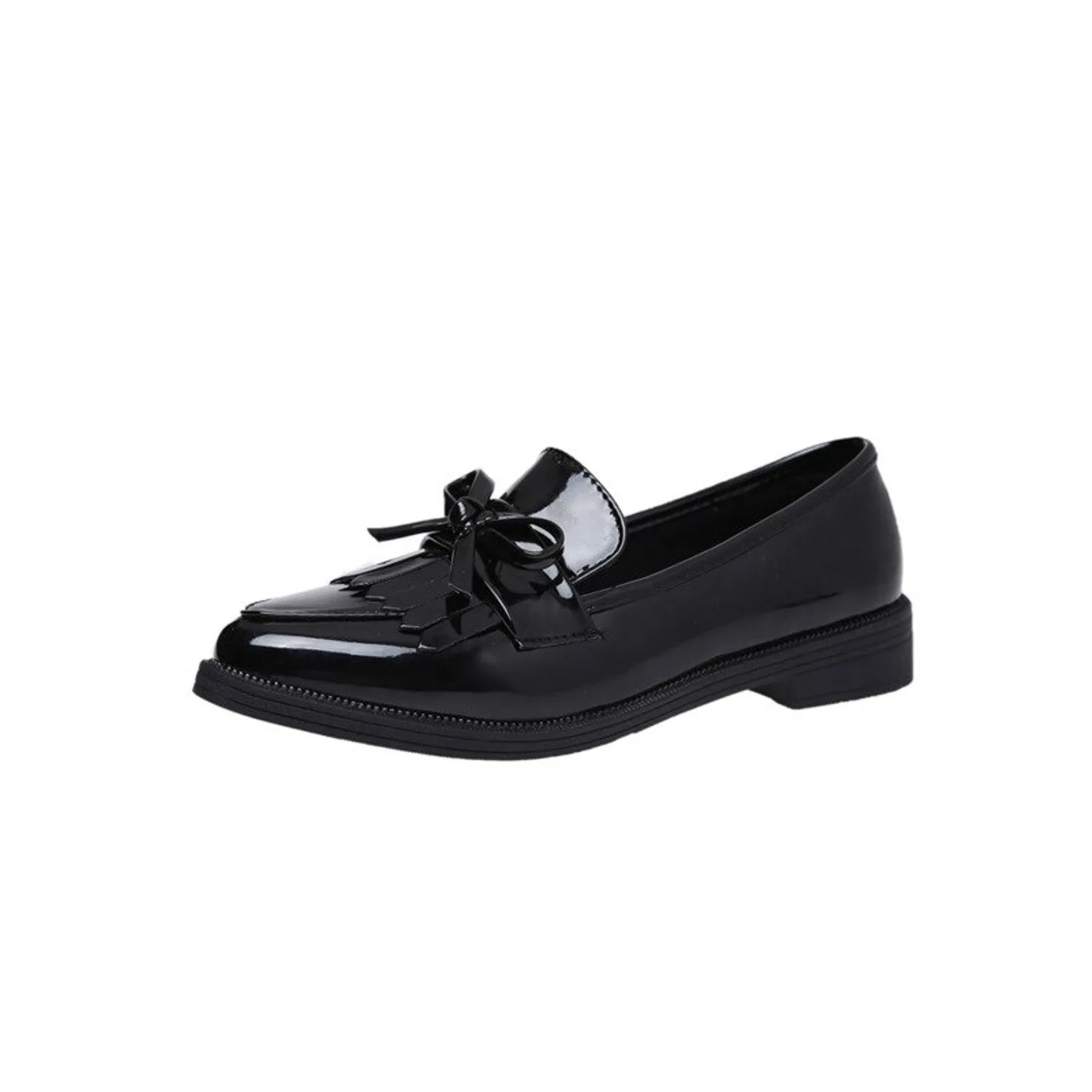 Women's Autumn Casual Leather Pointed Toe Oxfords