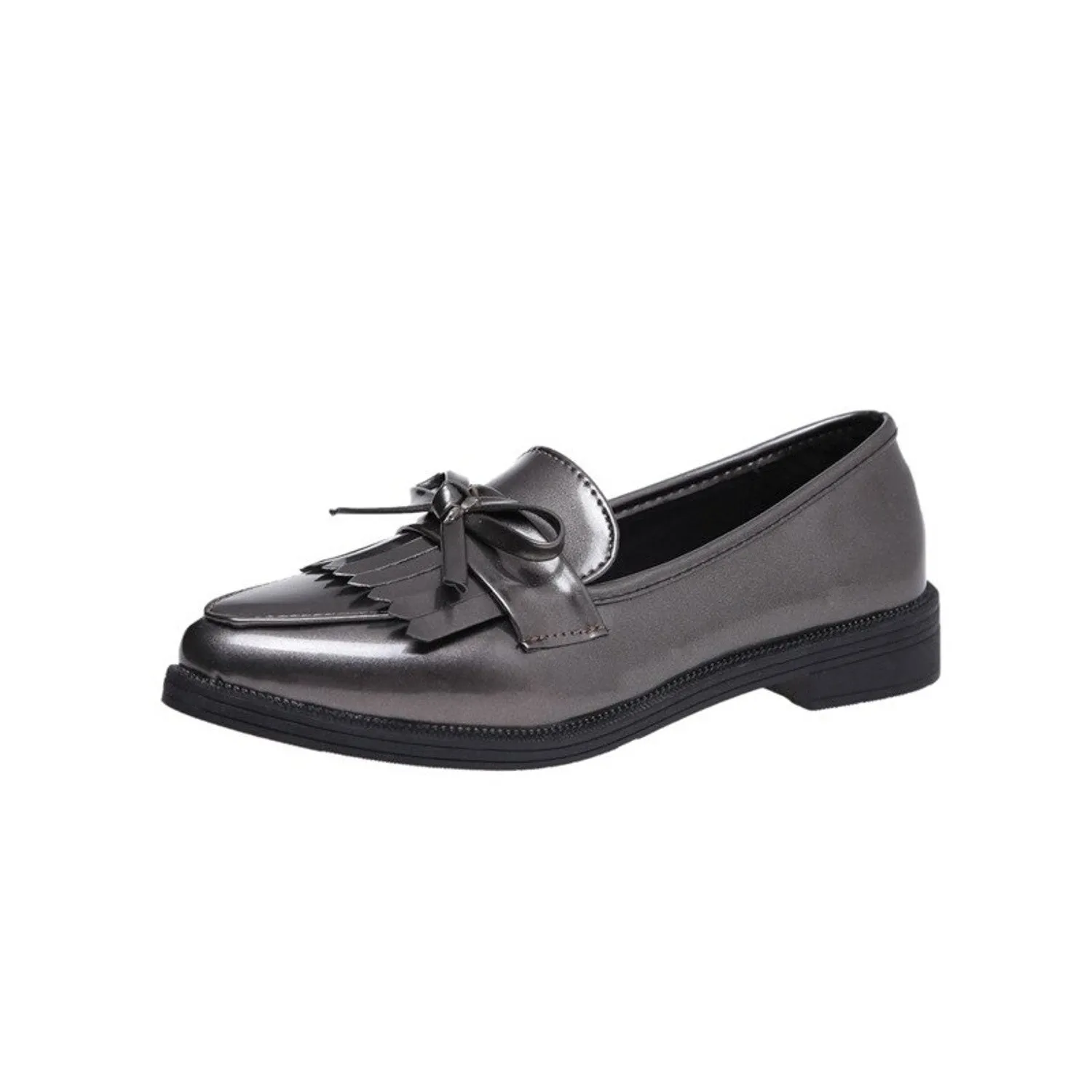 Women's Autumn Casual Leather Pointed Toe Oxfords